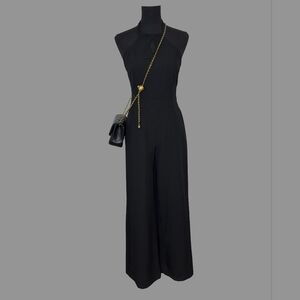 Elegant Black Sleeveless Jumpsuit